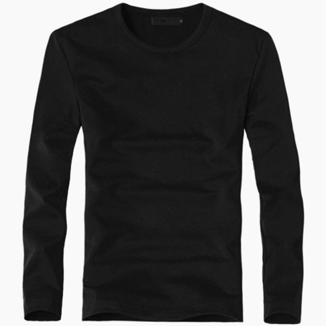 2022 Elastic Mens T-Shirt V-Neck Long Sleeve Men T Shirt For Male Lycra And Cotton T-Shirts Man Clothing TShirt Brand Tees